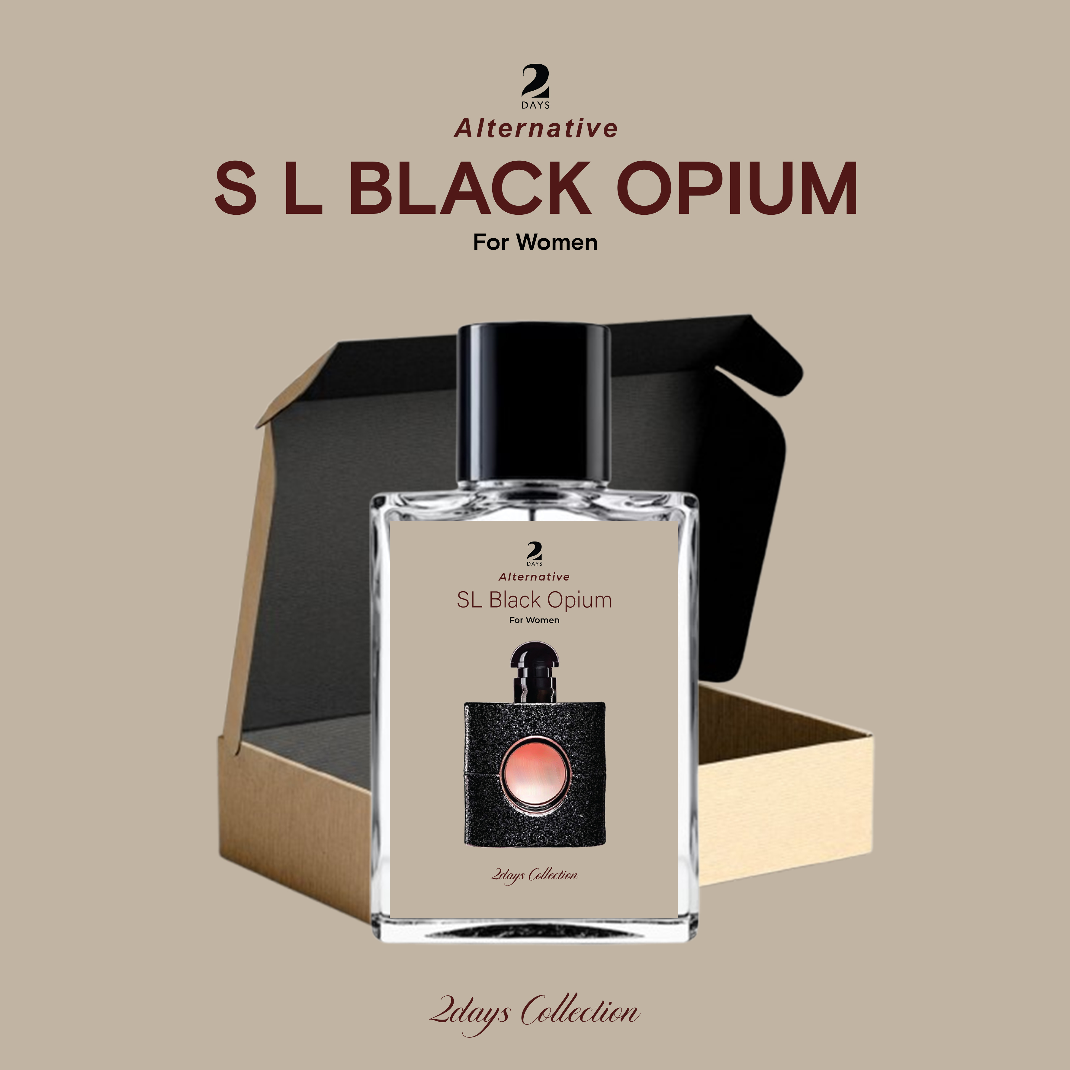 2DAYS COLLECTION BLACK OPIUM (DESIGNER WOMEN)